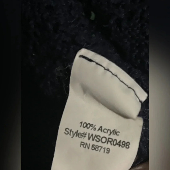 Womens navy cardigan size 2X - Picture 3 of 3